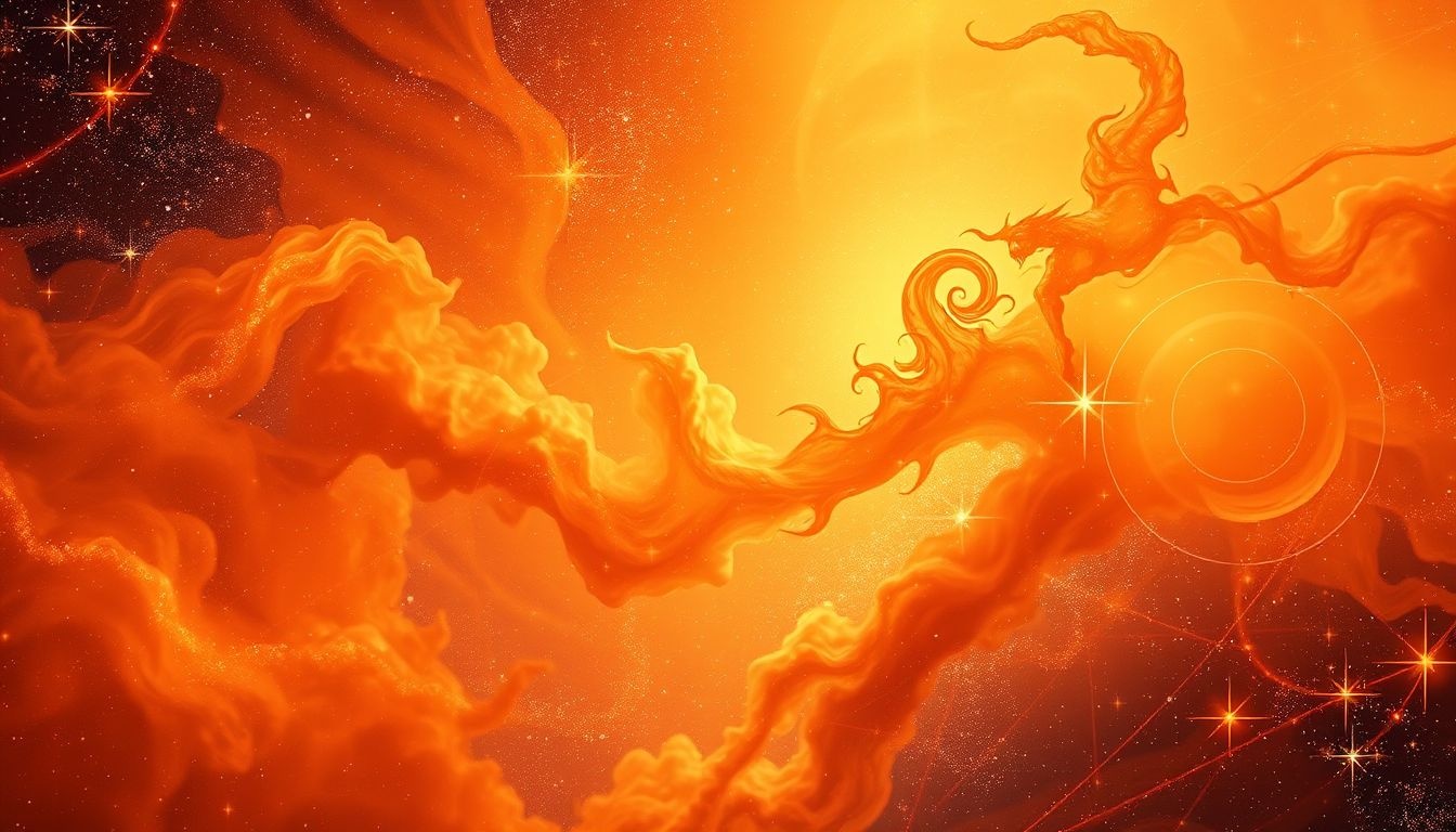 Oranje dromen symboliseren passie, vernieuwing en creatieve energie.