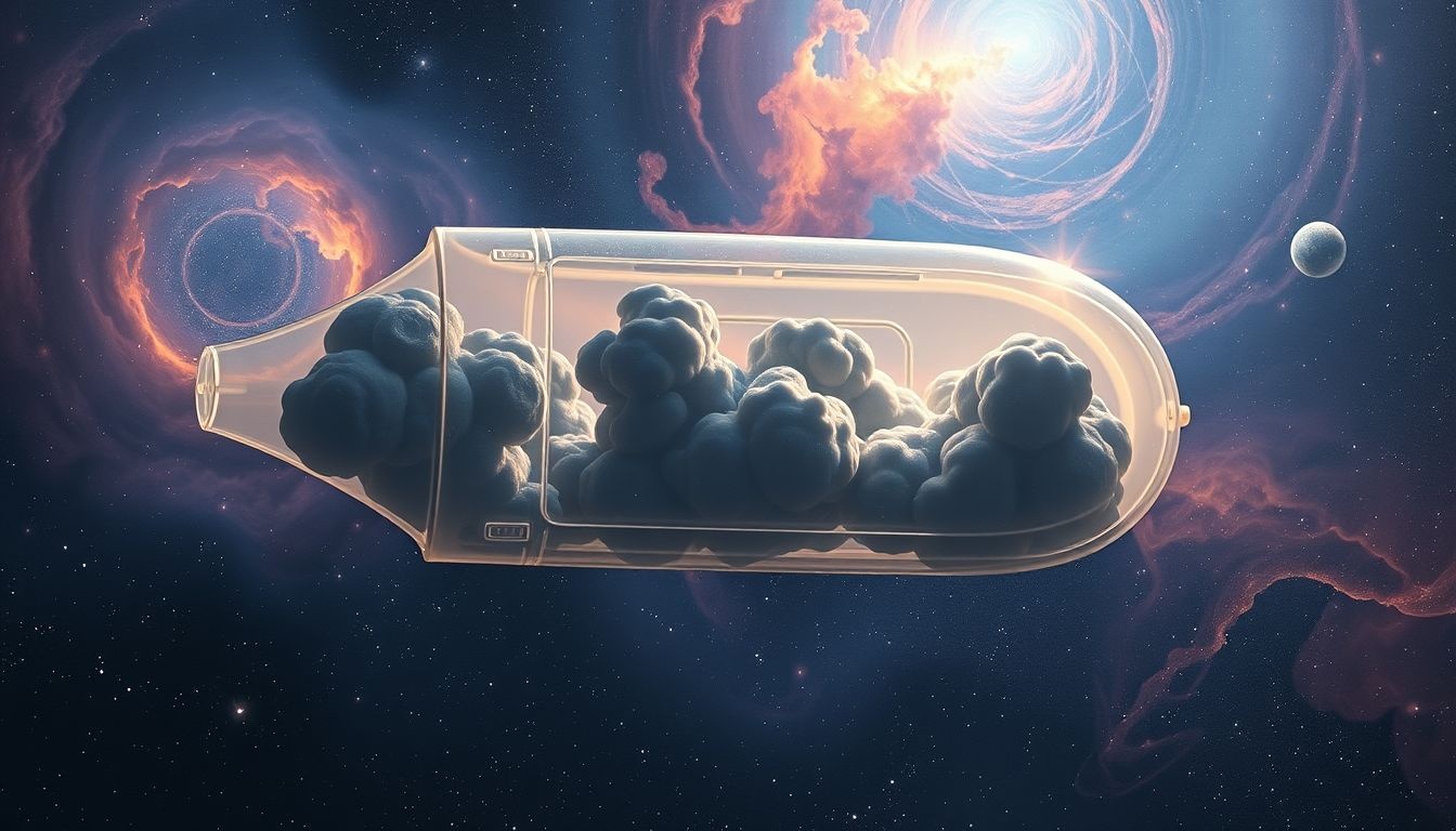 Een aanhangwagen symboliseert het loslaten van emotionele bagage.