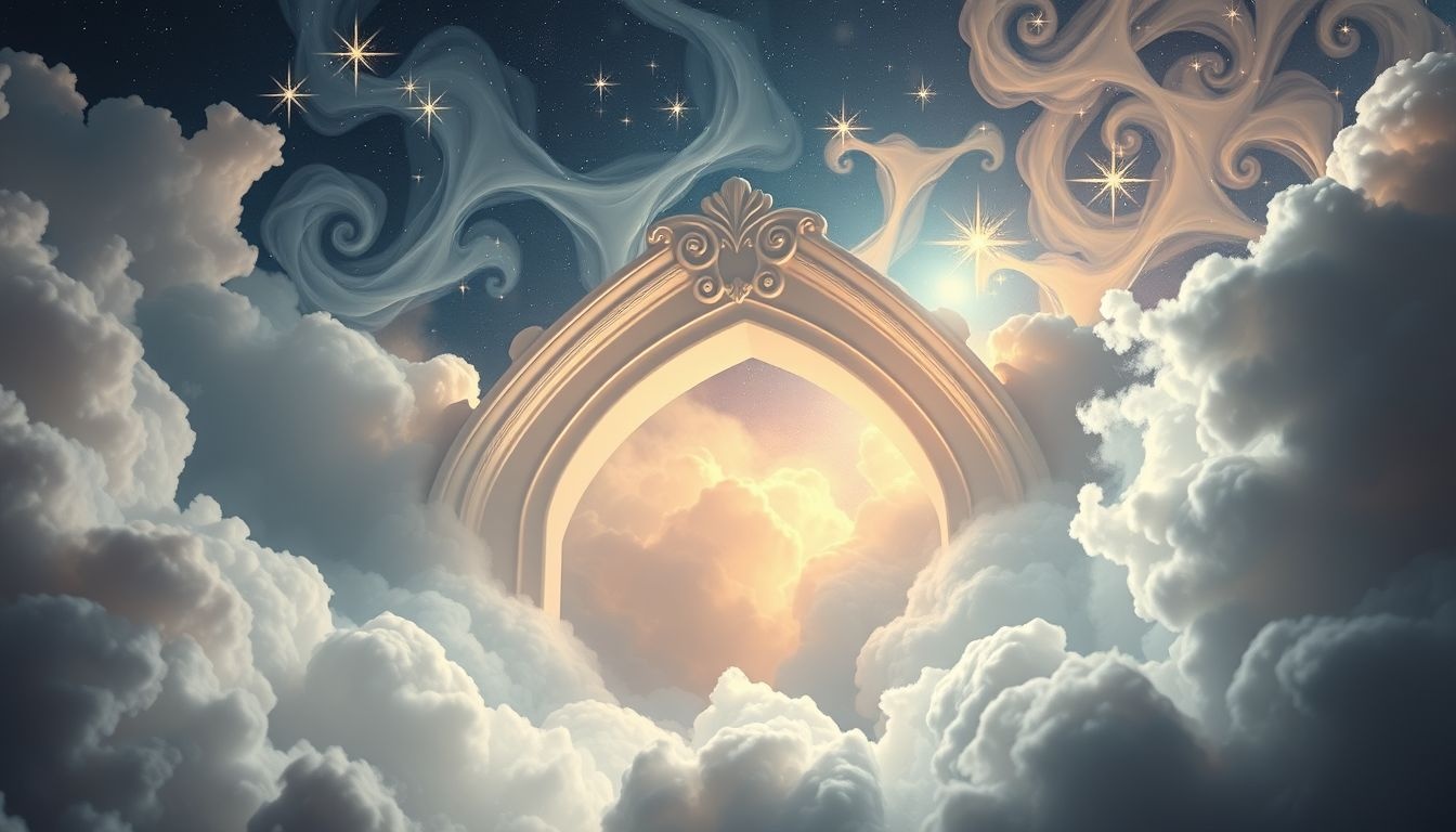 Een kroonlijst in een kerk symboliseert goddelijke bescherming en verbondenheid.