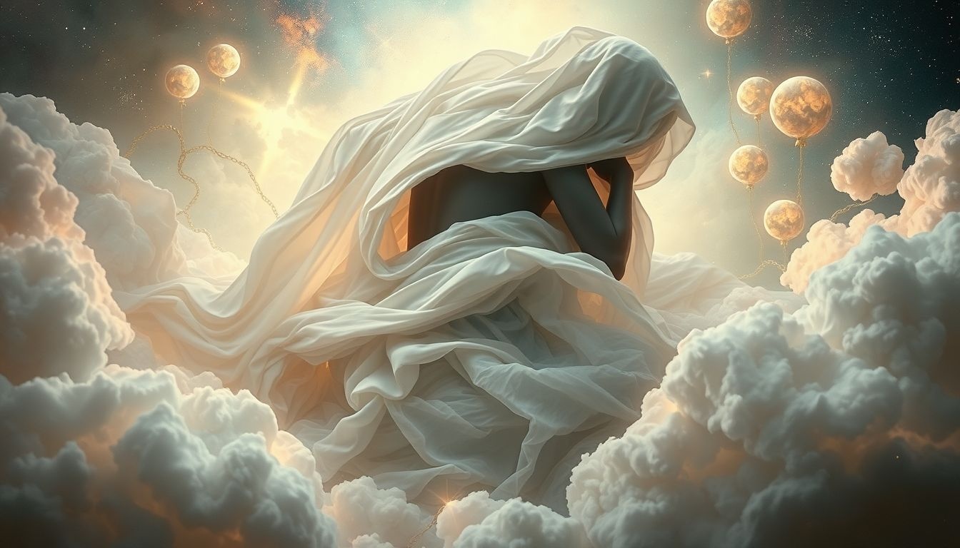 Knellende kleding symboliseert vaak gevoelens van beperking en stress.