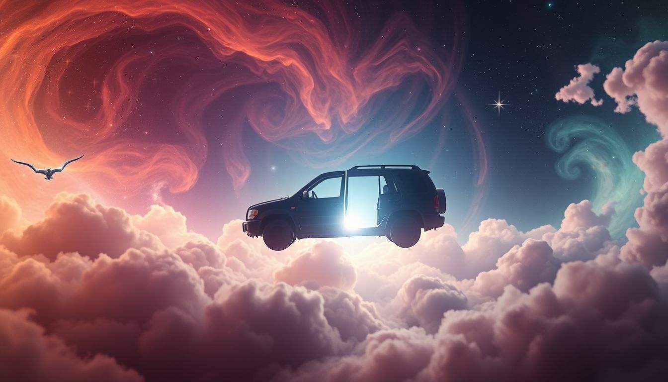 Een spleet in een voertuig symboliseert gebrekkige controle in je leven.