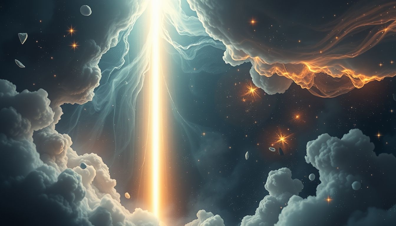 Licht door spleten symboliseert hoop en nieuwe inzichten in dromen.