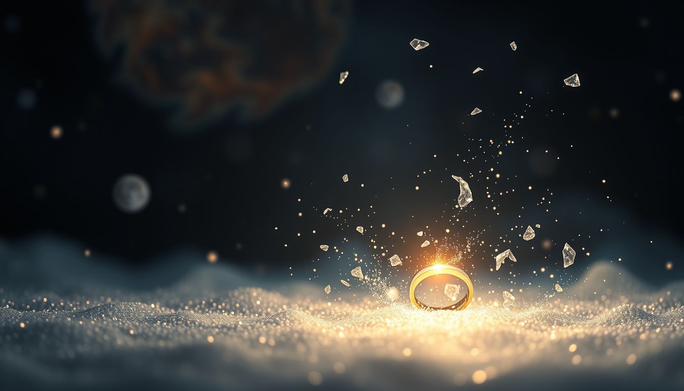 Een trouwring verliezen symboliseert angst voor verbroken beloftes.