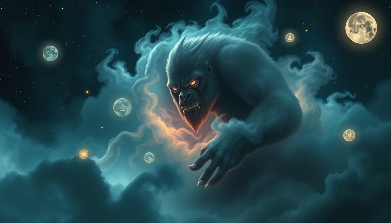 Boze Bigfoot in je droom symboliseert onderdrukte woede en angst.