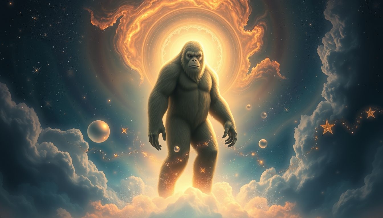 Bigfoot geneest emotionele wonden die je in dromen ervaart.