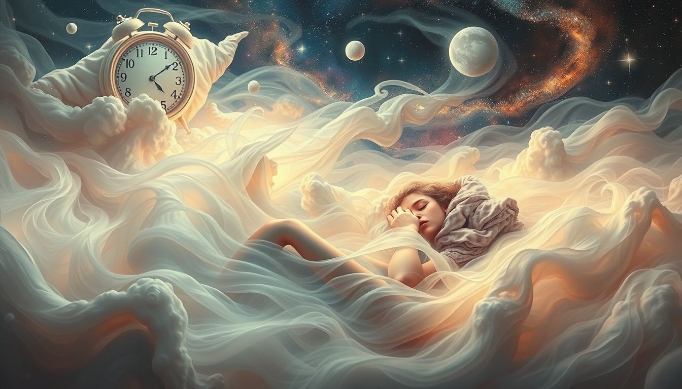 Dromen over niet kunnen slapen weerspiegelt vaak innerlijke onrust.