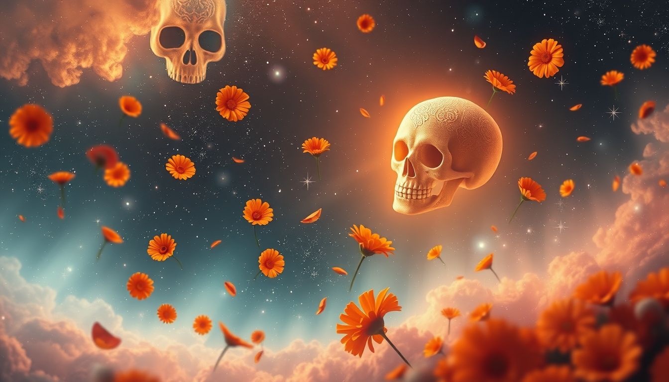 Dromen over Día de Muertos symboliseren verbinding met overleden geliefden.