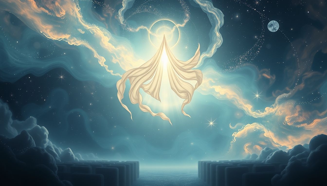 Dromen over baldakijnen in kerken symboliseren spirituele bescherming en vrede.