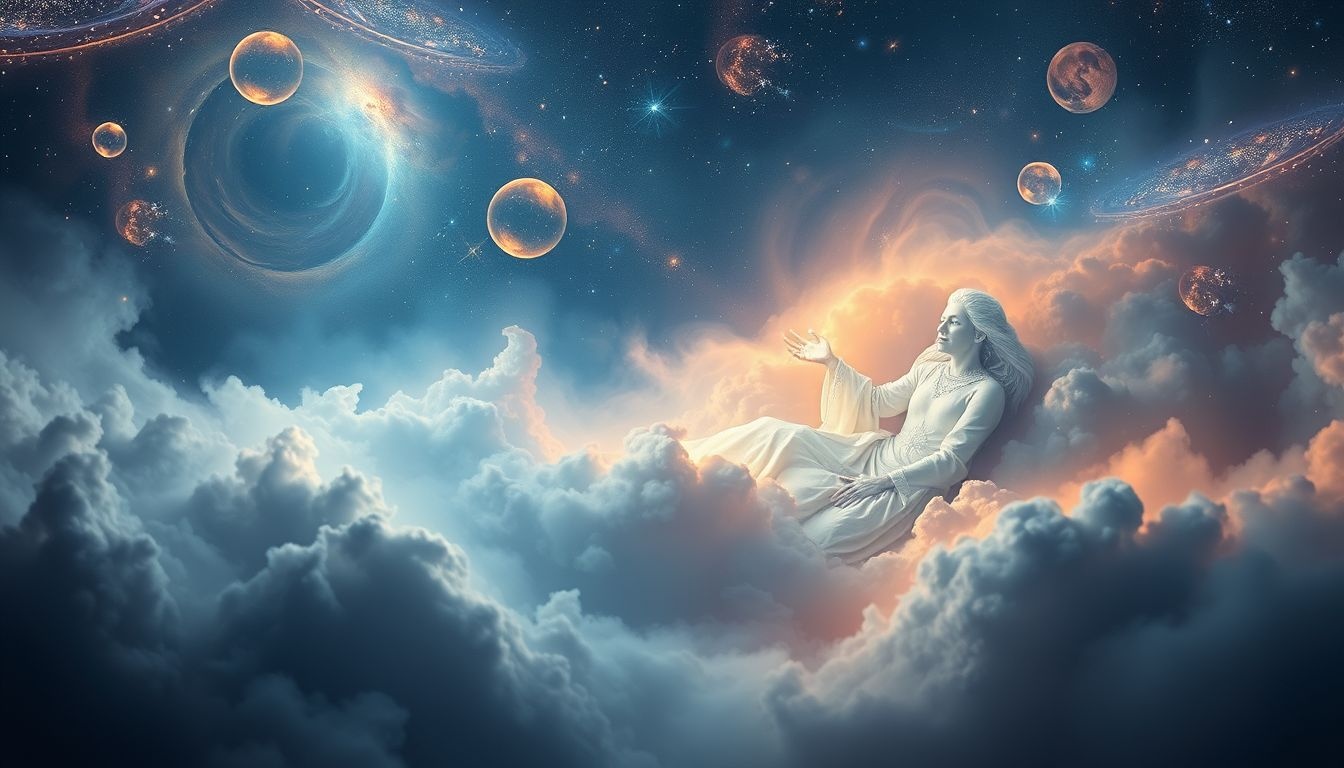 Diepe slaap in dromen symboliseert herstel en innerlijke rust.