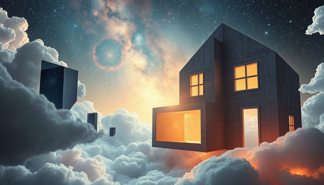 Een geschil in een droomhuis weerspiegelt innerlijke conflicten en onzekerheid.