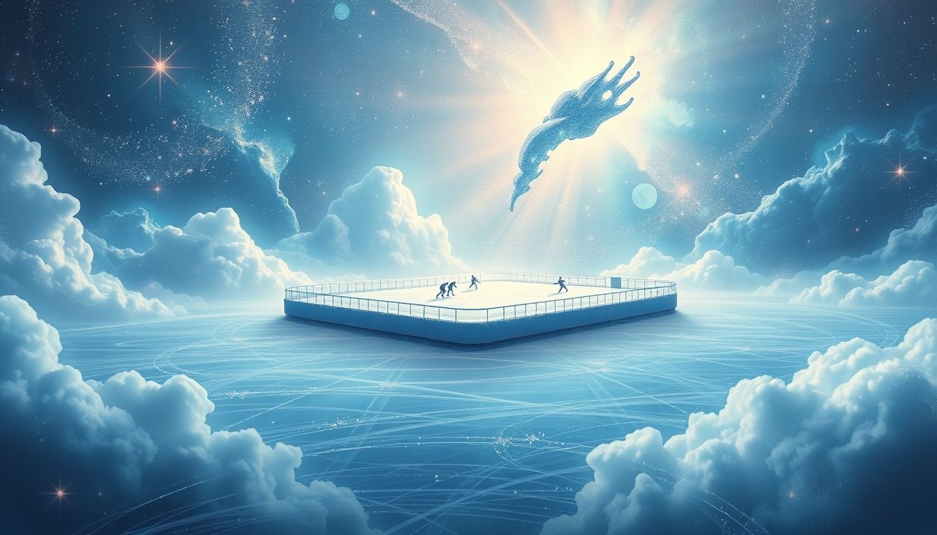 Dromen over ijsbaanwedstrijden symboliseren vaak competitie en zelfvertrouwen.