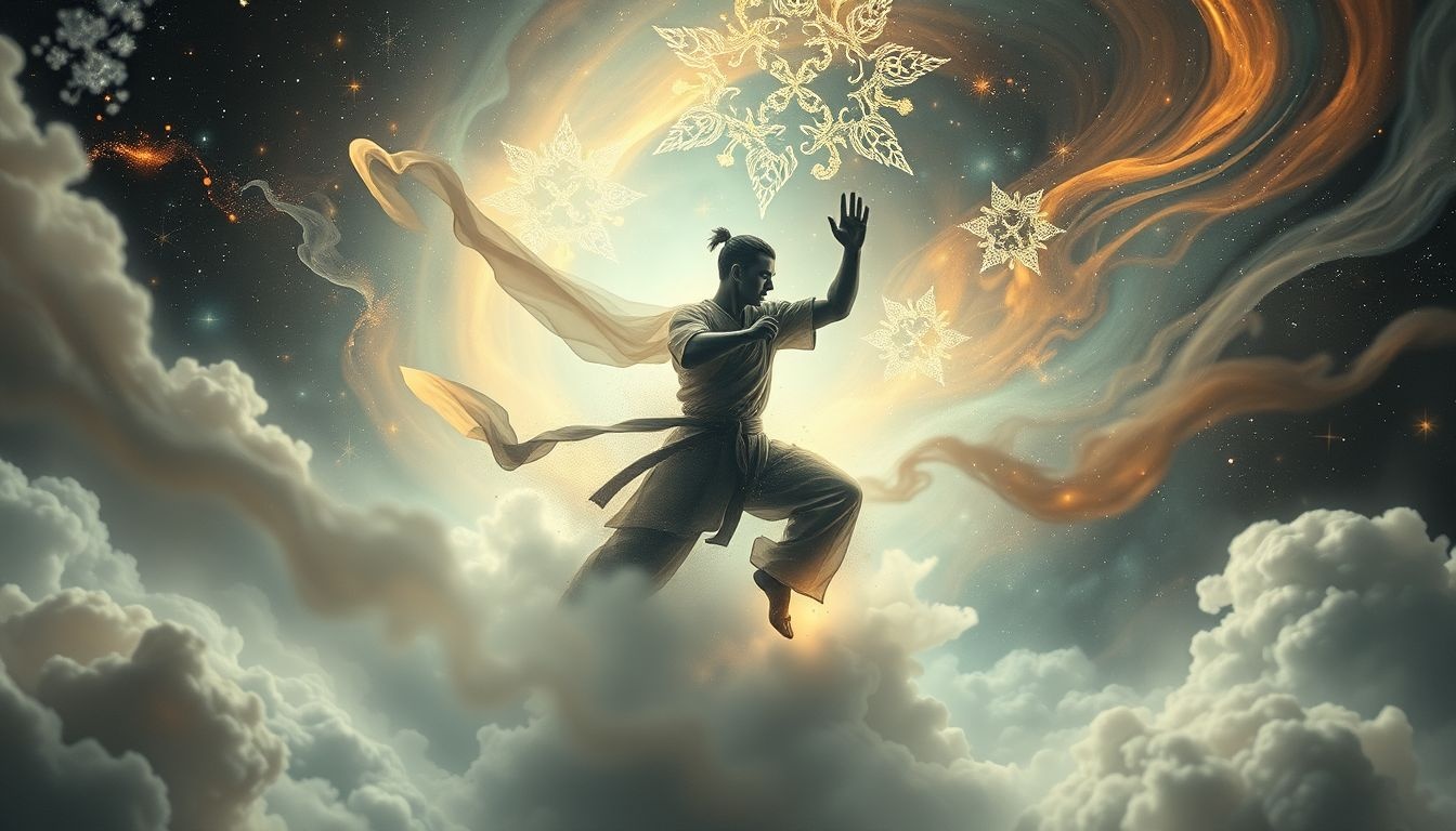 Dromen over stervende karate-experts symboliseren het loslaten van oude kracht.