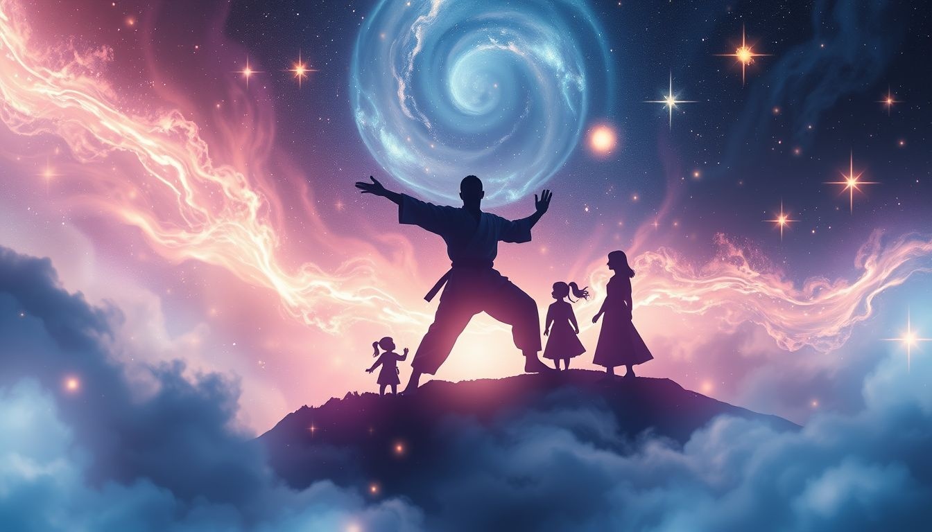 Dromen over een karate-expert en familie symboliseren beschermende kracht en verbondenheid.