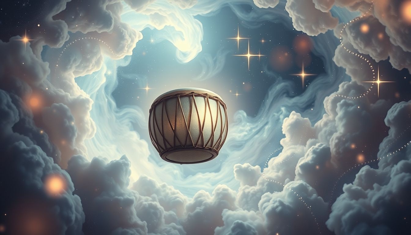 Dromen over een kleine trommel symboliseert vaak kinderlijke creativiteit en speelsheid.