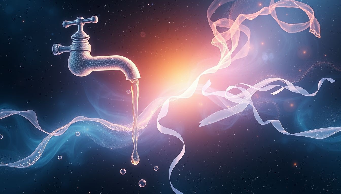 Dromen over een lekkende kraan symboliseren vaak emotionele uitputting.