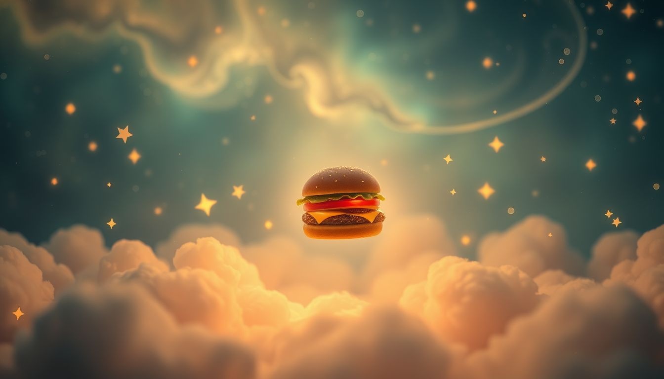 Dromen over mini-hamburgers symboliseren vaak kleine, aangename verrassingen.