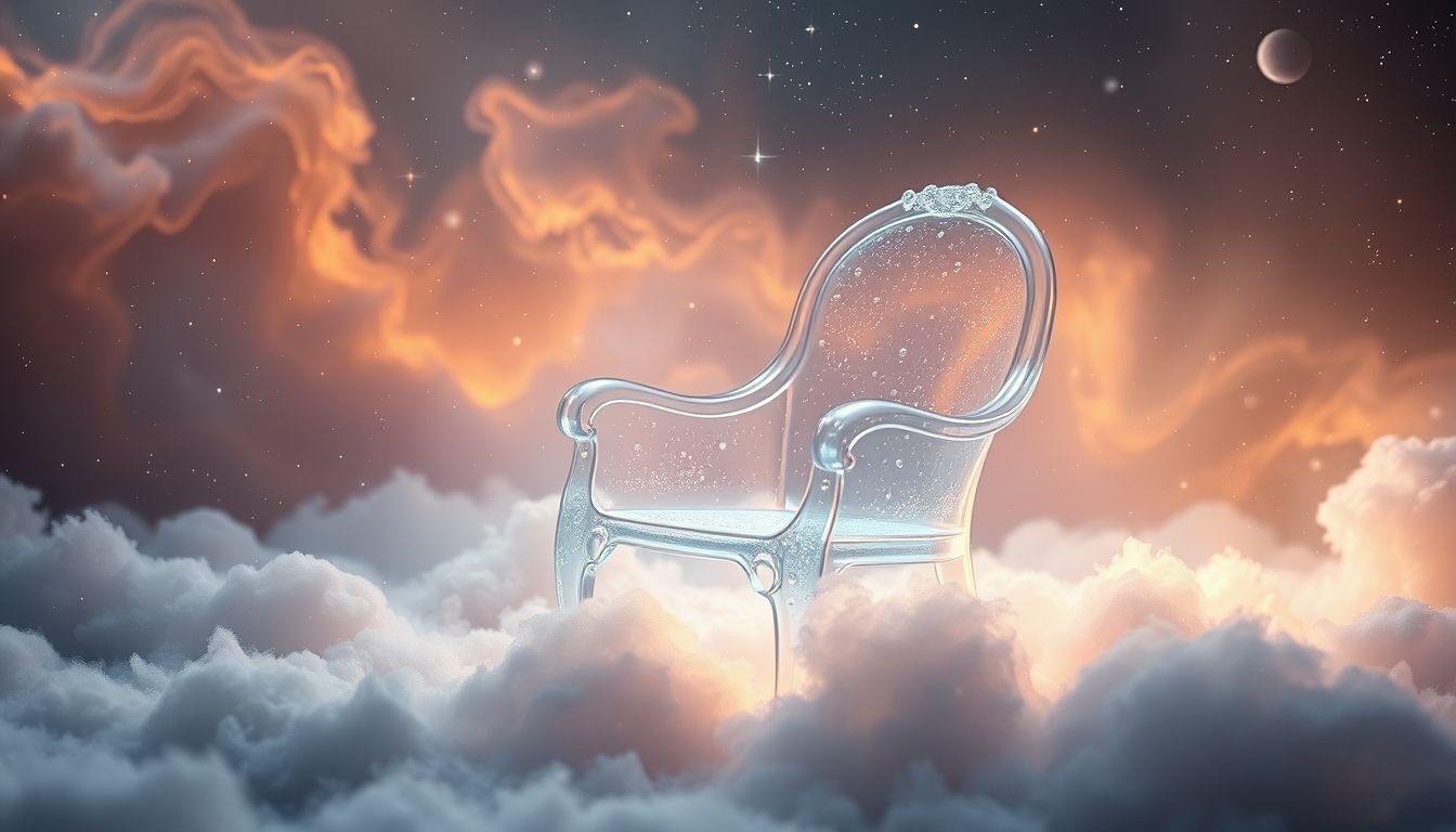 Dromen over een natte stoel symboliseert verlangen naar geborgenheid en rust.
