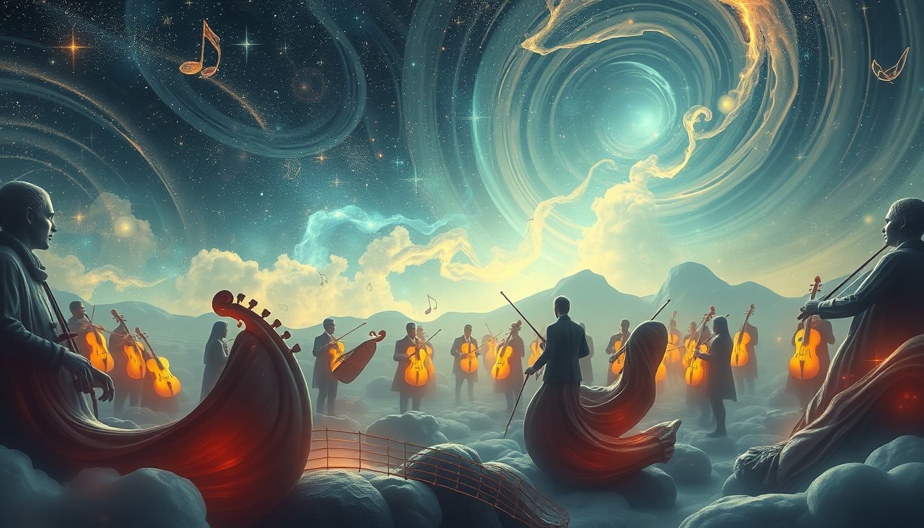 Dromen over orkest zonder dirigent symboliseert chaos en gebrek aan controle.