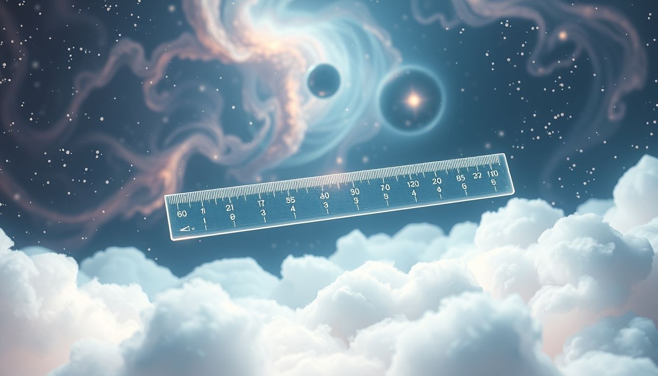 Dromen over een plastic meetlat symboliseert flexibiliteit en aanpassingsvermogen.