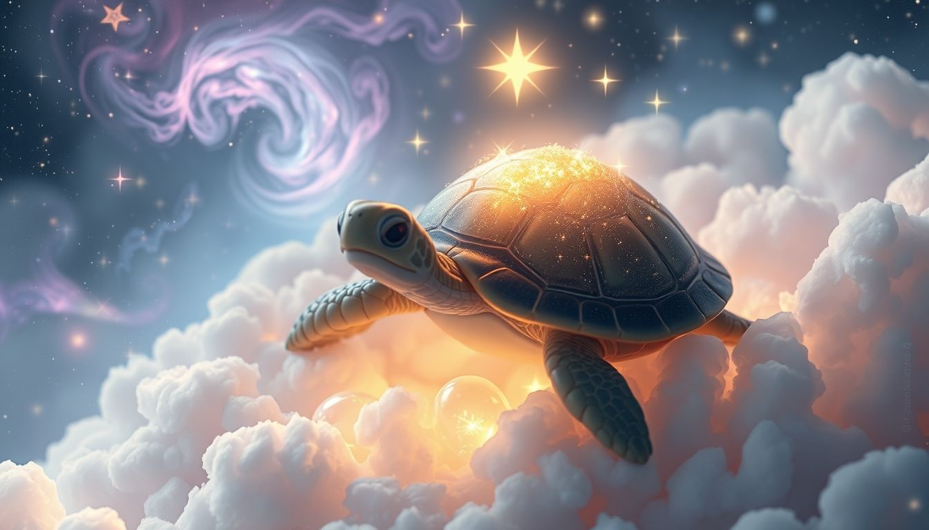 Dromen over schildpadden die eieren leggen symboliseren nieuw leven.