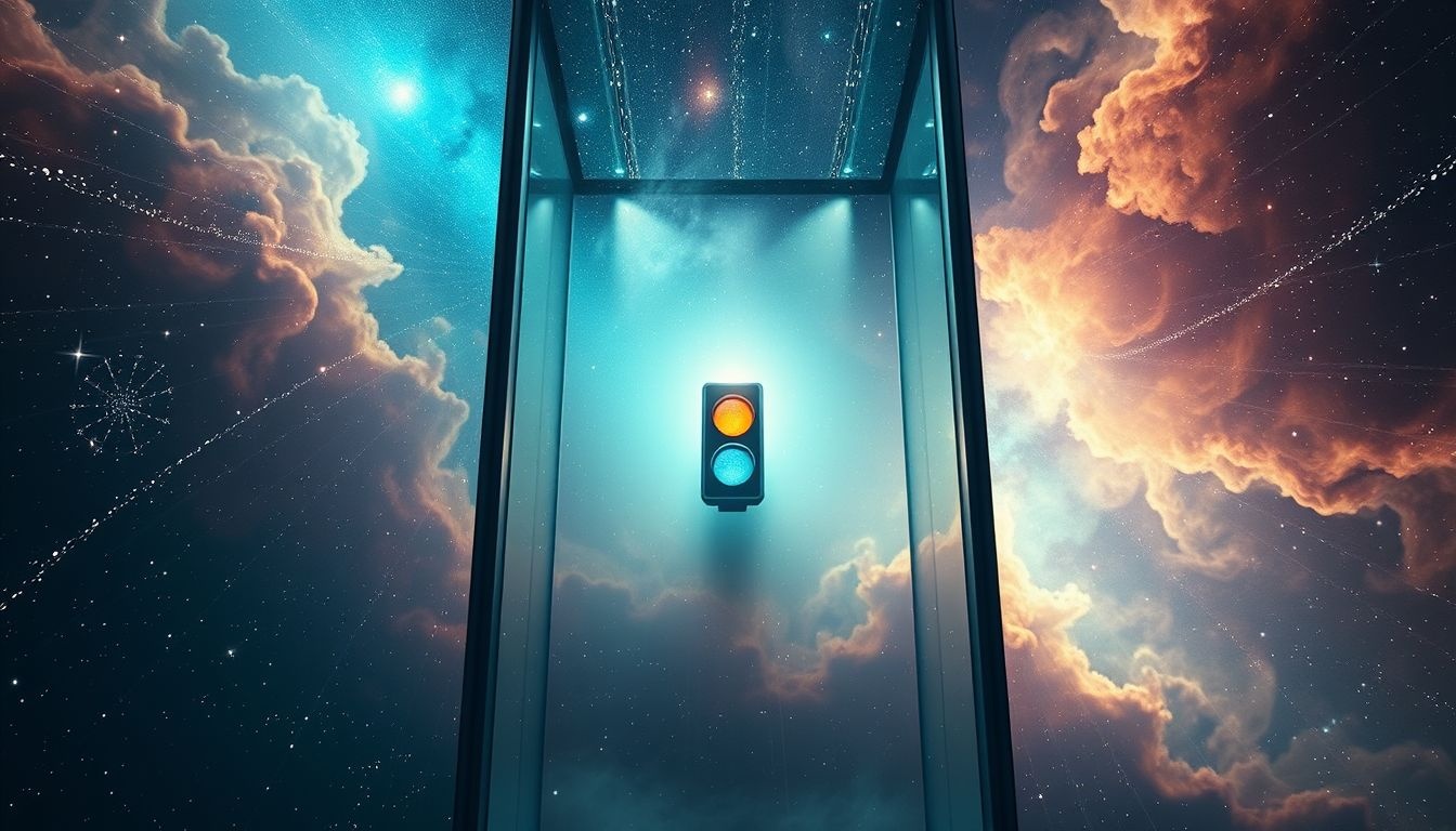 Dromen over verkeerslichten in een lift symboliseren innerlijke conflicten.