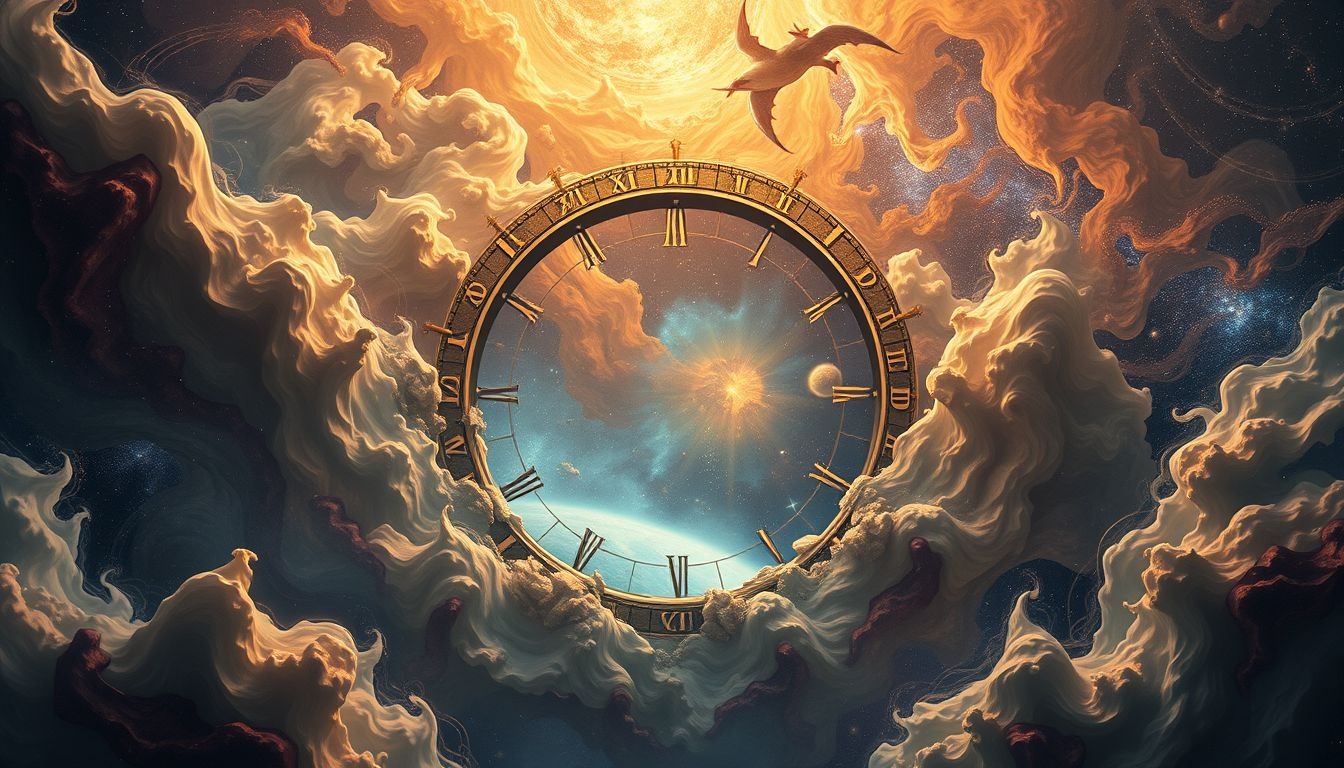 Dromen over zonnewijzers zonder wijzer symboliseren tijdsverlies en verwarring.