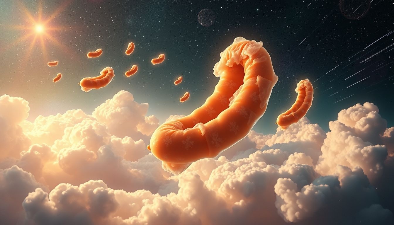 Dromen over gerookte worst symboliseren vaak verborgen verlangens en passie.