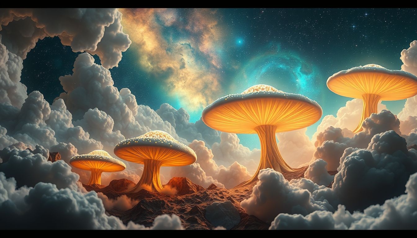 Dromen over gigantische morieljes symboliseren onverwachte groei en overvloed.