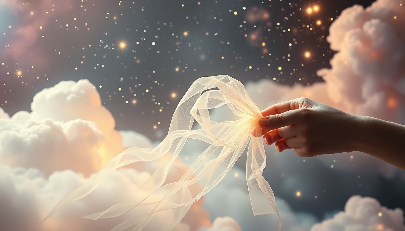 Dromen over knippen van taft symboliseert verandering en loslaten.