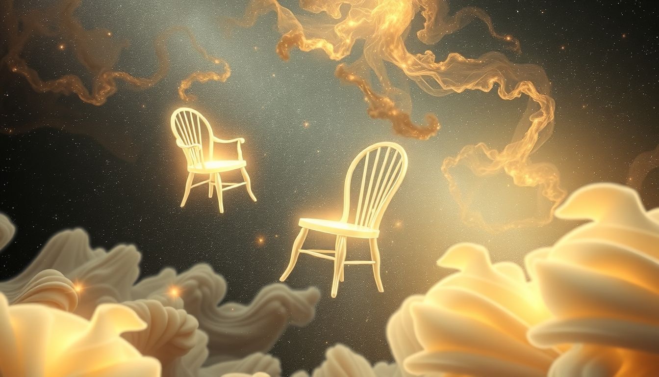 Dromen over stoelen maken symboliseert stabiliteit en persoonlijke groei.