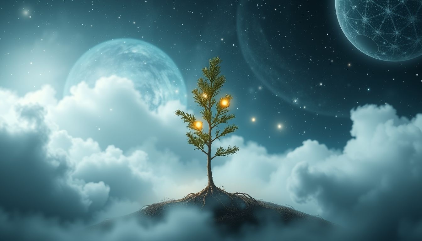 Dromen over het planten van een spar symboliseert nieuwe persoonlijke groei.