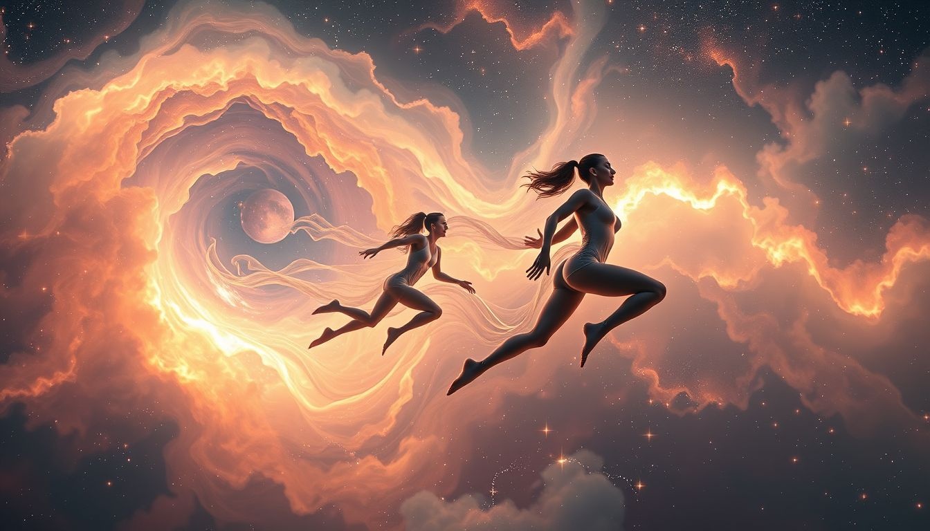 Dromen over trainen voor Olympische Spelen symboliseren vastberadenheid en ambitie.