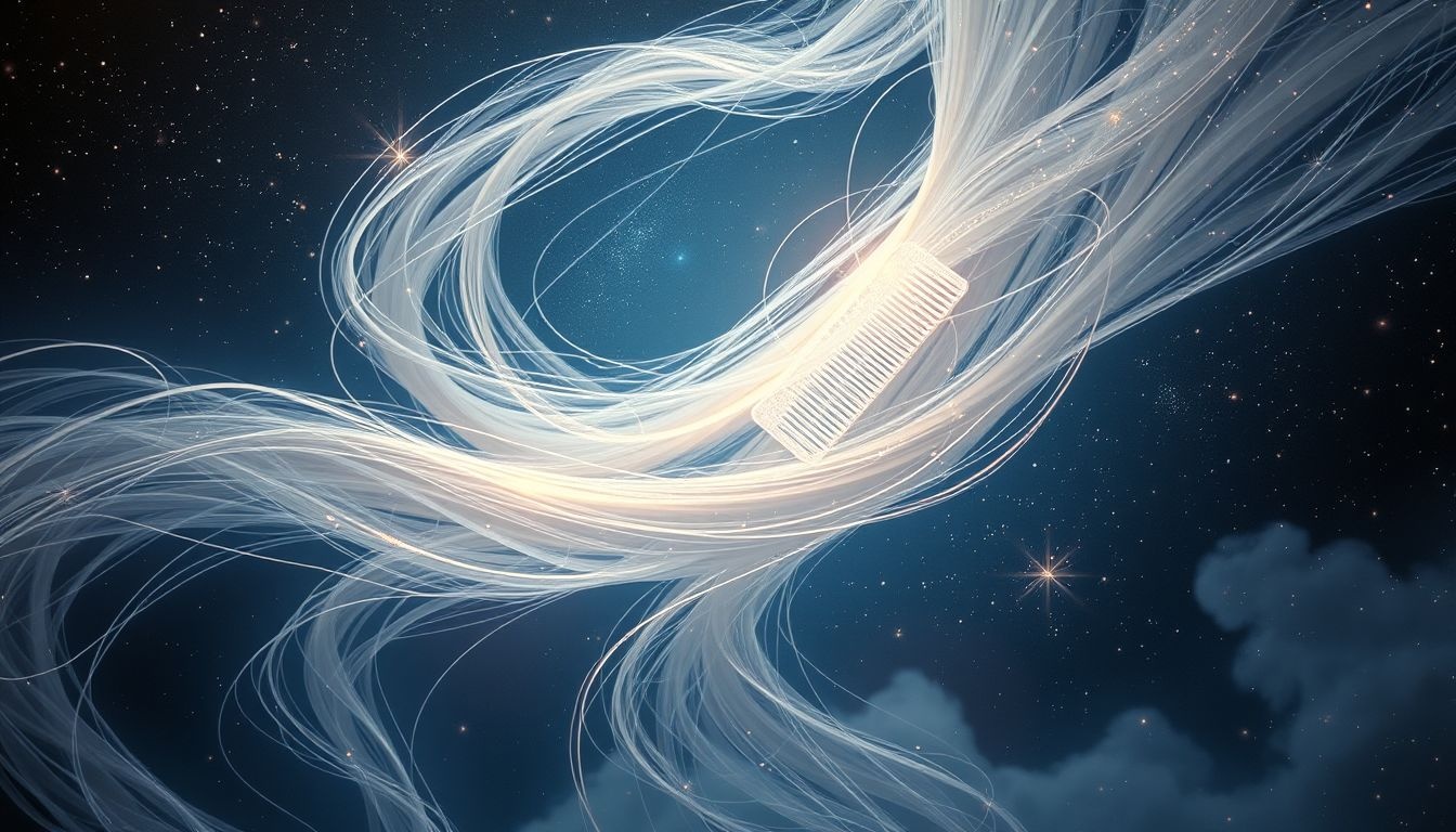 Dromen over haar uitkammen symboliseert innerlijke orde en helderheid.