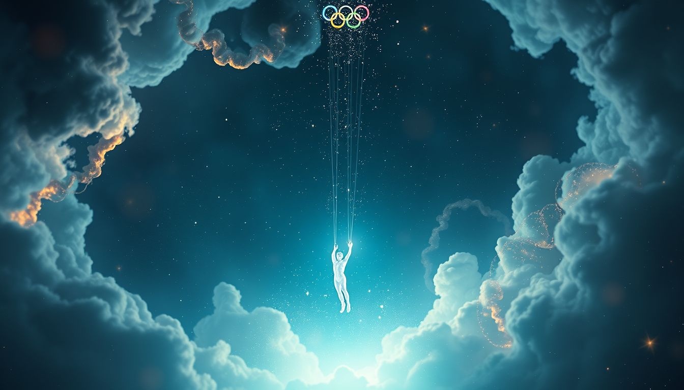 Dromen over vallen tijdens Olympische Spelen symboliseren faalangst en druk.