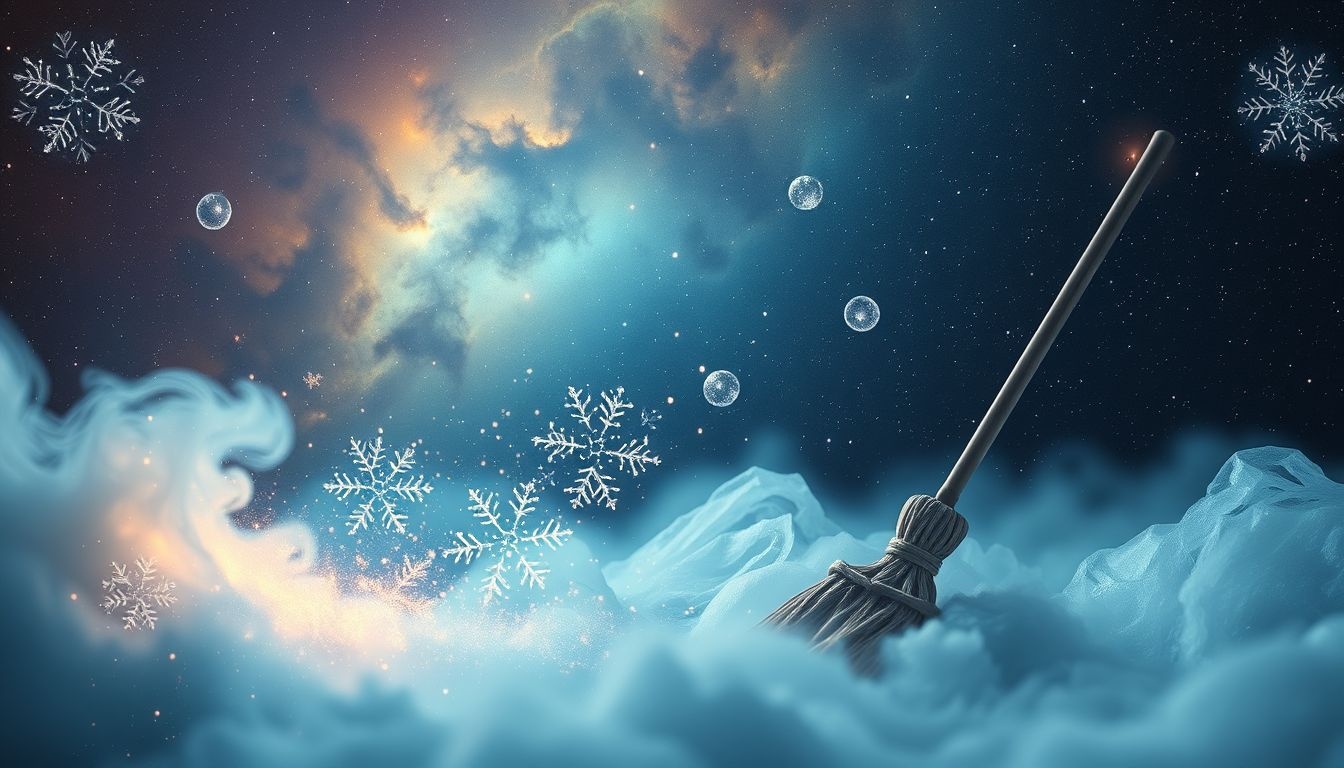 Dromen over sneeuw vegen symboliseert het reinigen van emoties.