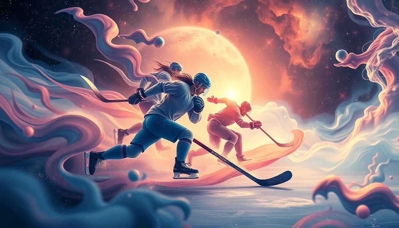 Dromen over hockey symboliseren snelle reacties en sterke teamgeest.