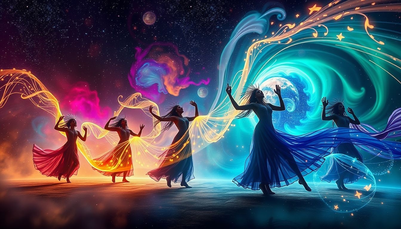 Dromen over inheemse muziek en dans symboliseren culturele verbinding en expressie.