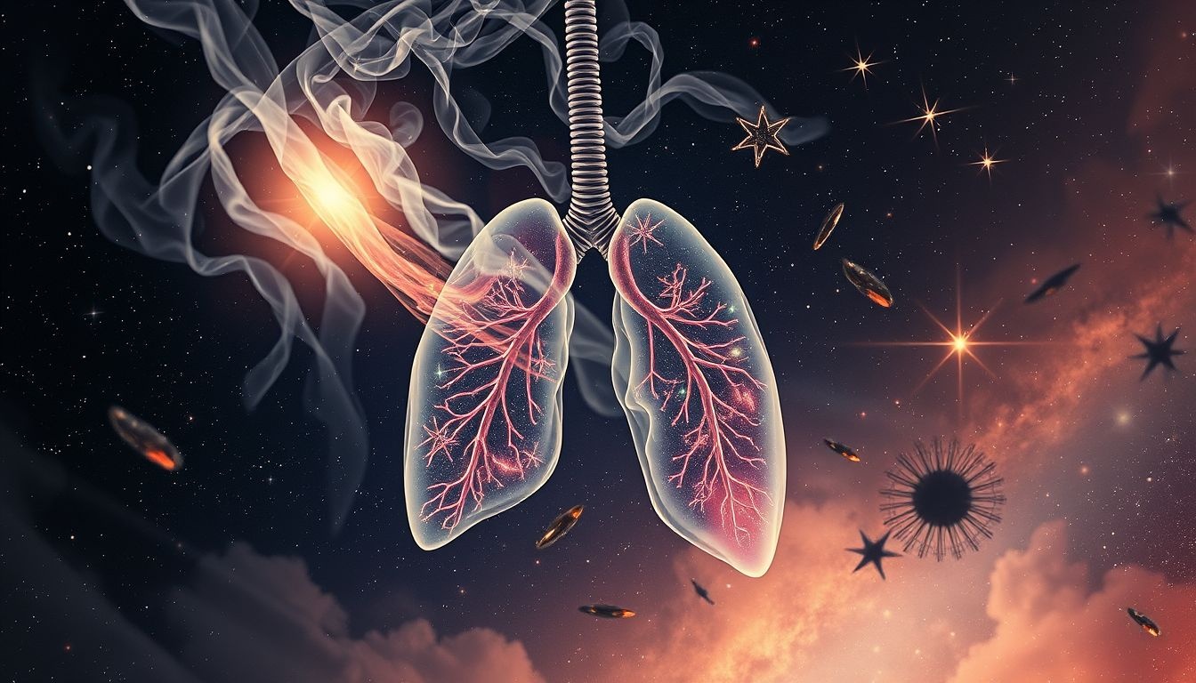 Dromen over longontsteking weerspiegelen vaak schuldgevoelens over roken.