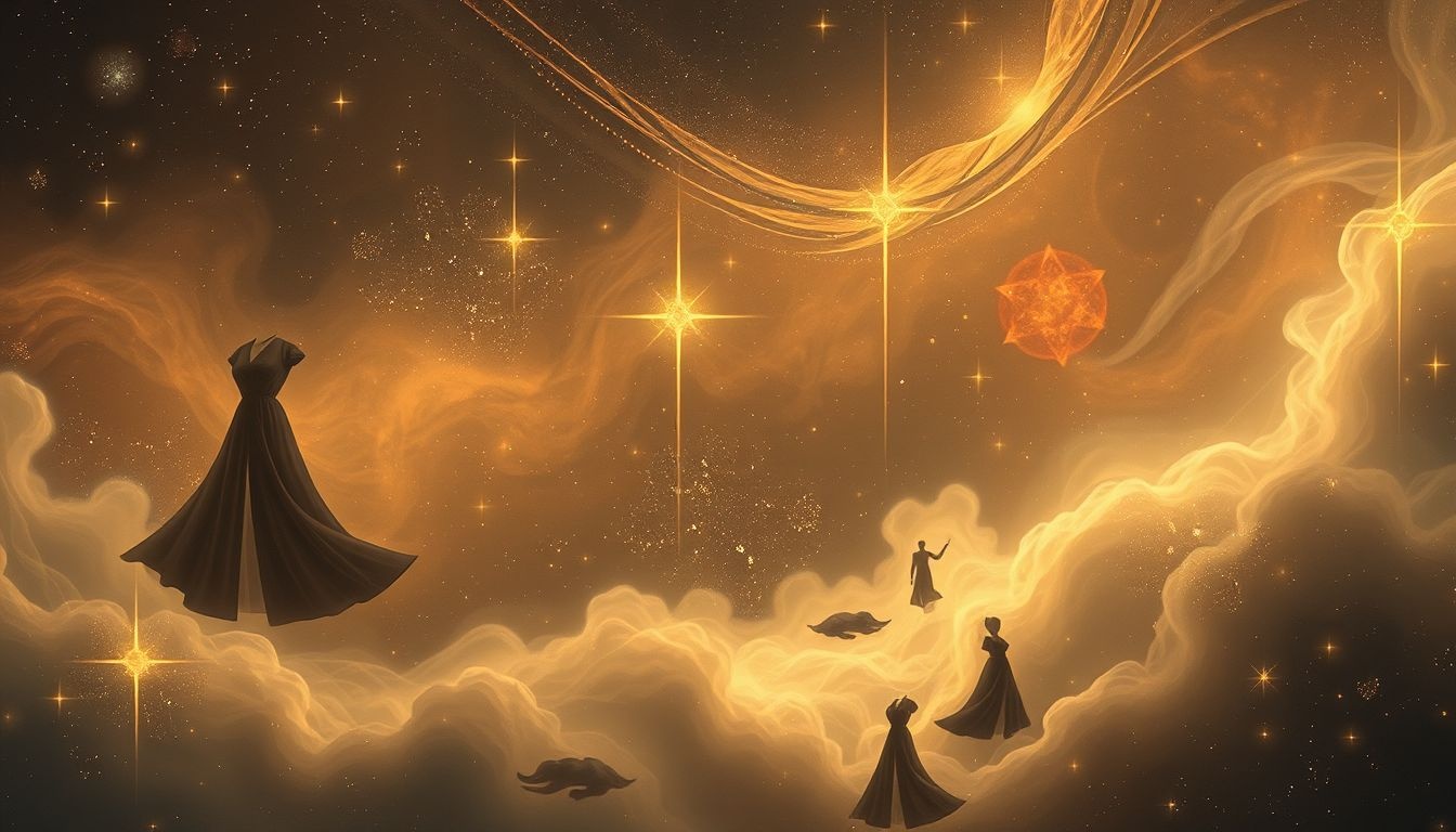 Dromen over sombere klederdracht symboliseert vaak innerlijke conflicten.