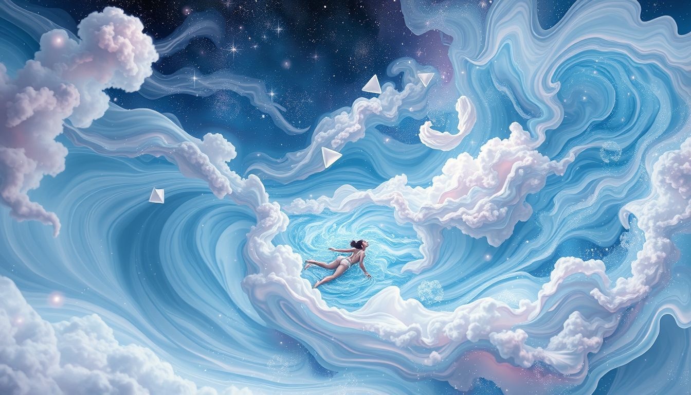 Dromen over verdrinken in afvalwater symboliseert emotionele overweldiging en stress.