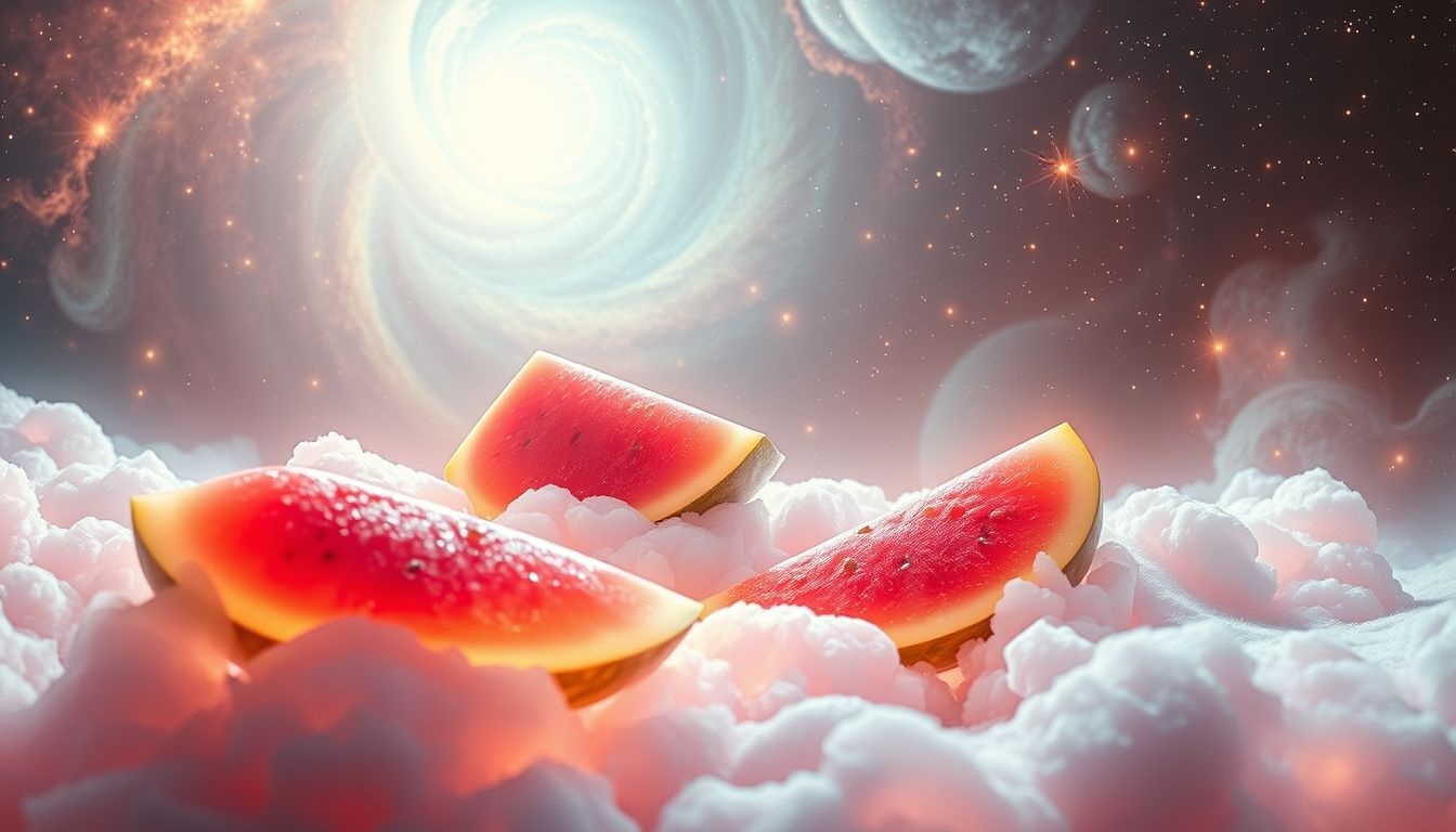 Dromen over watermeloenen symboliseren overvloed, vreugde en ontspanning.