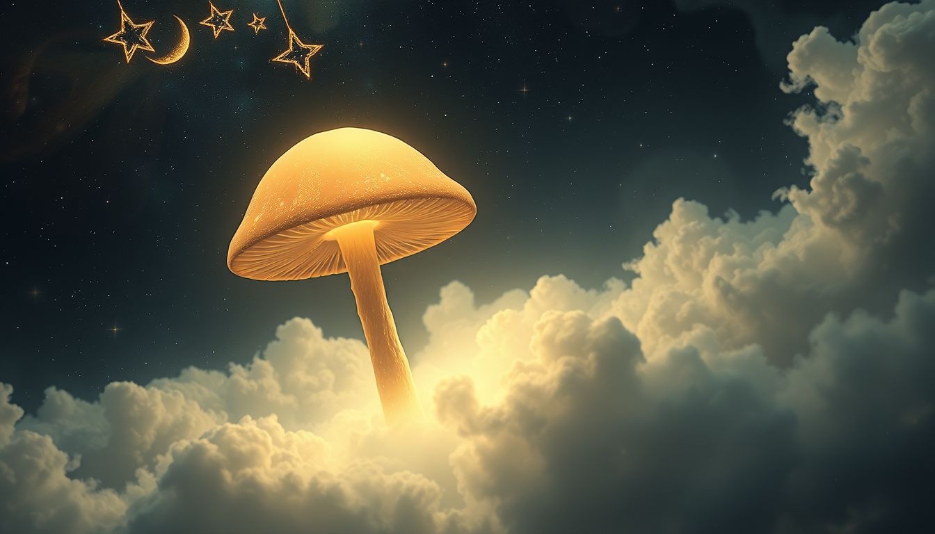 Een giftige paddenstoel in je droom waarschuwt voor gevaar.