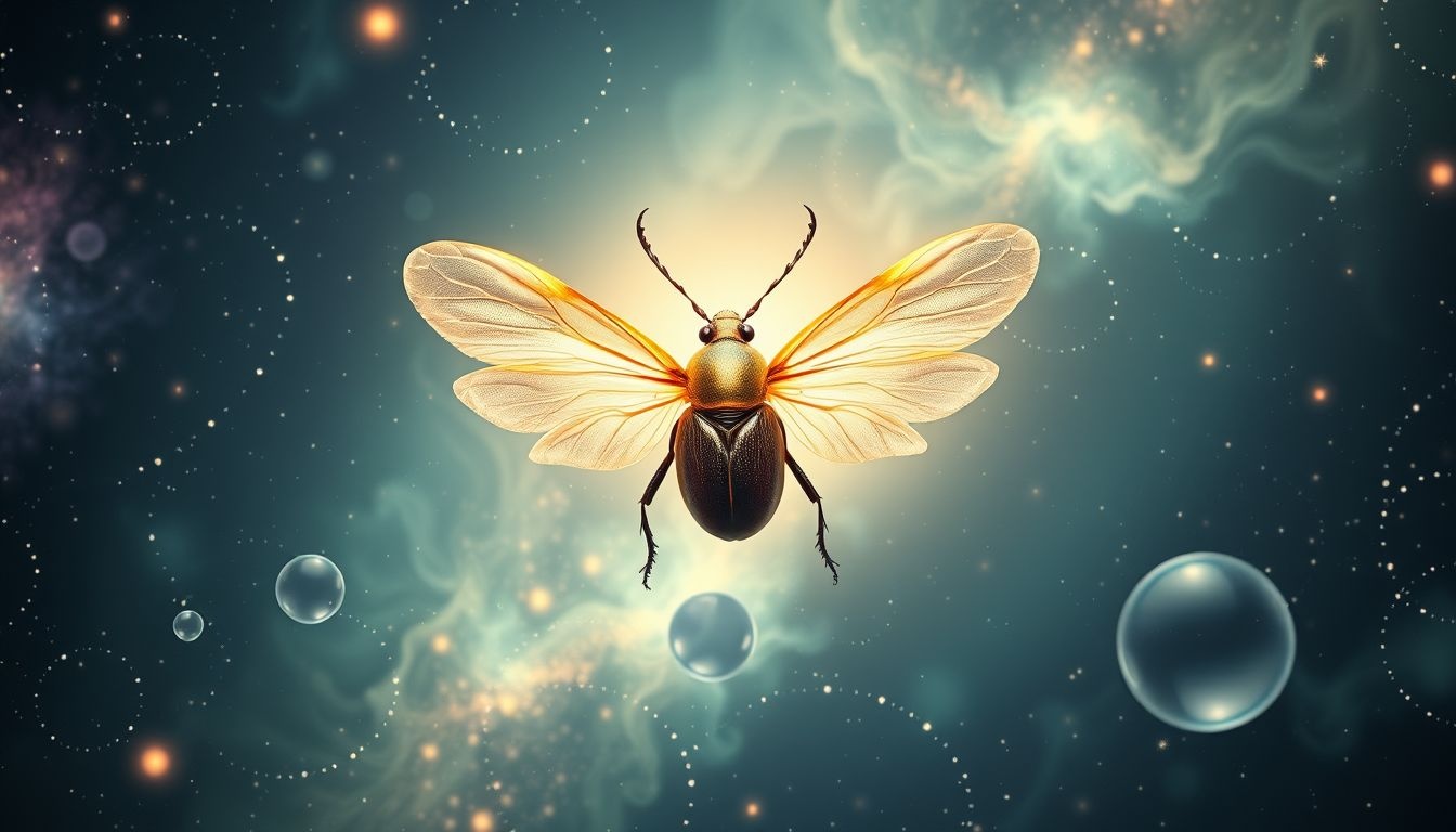 Een meikever zien vliegen symboliseert transformatie en nieuwe kansen.