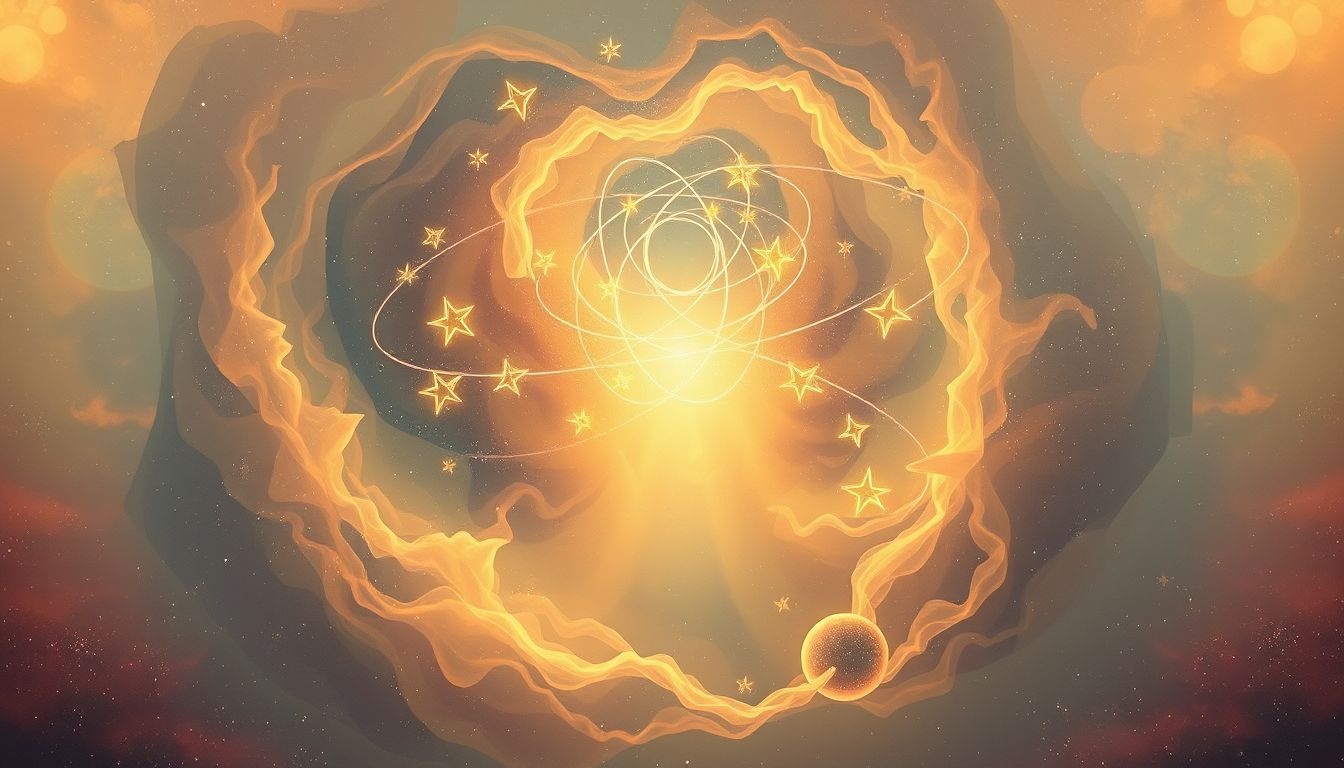 Een vriendelijke marktmeester symboliseert vertrouwen en nieuwe kansen.