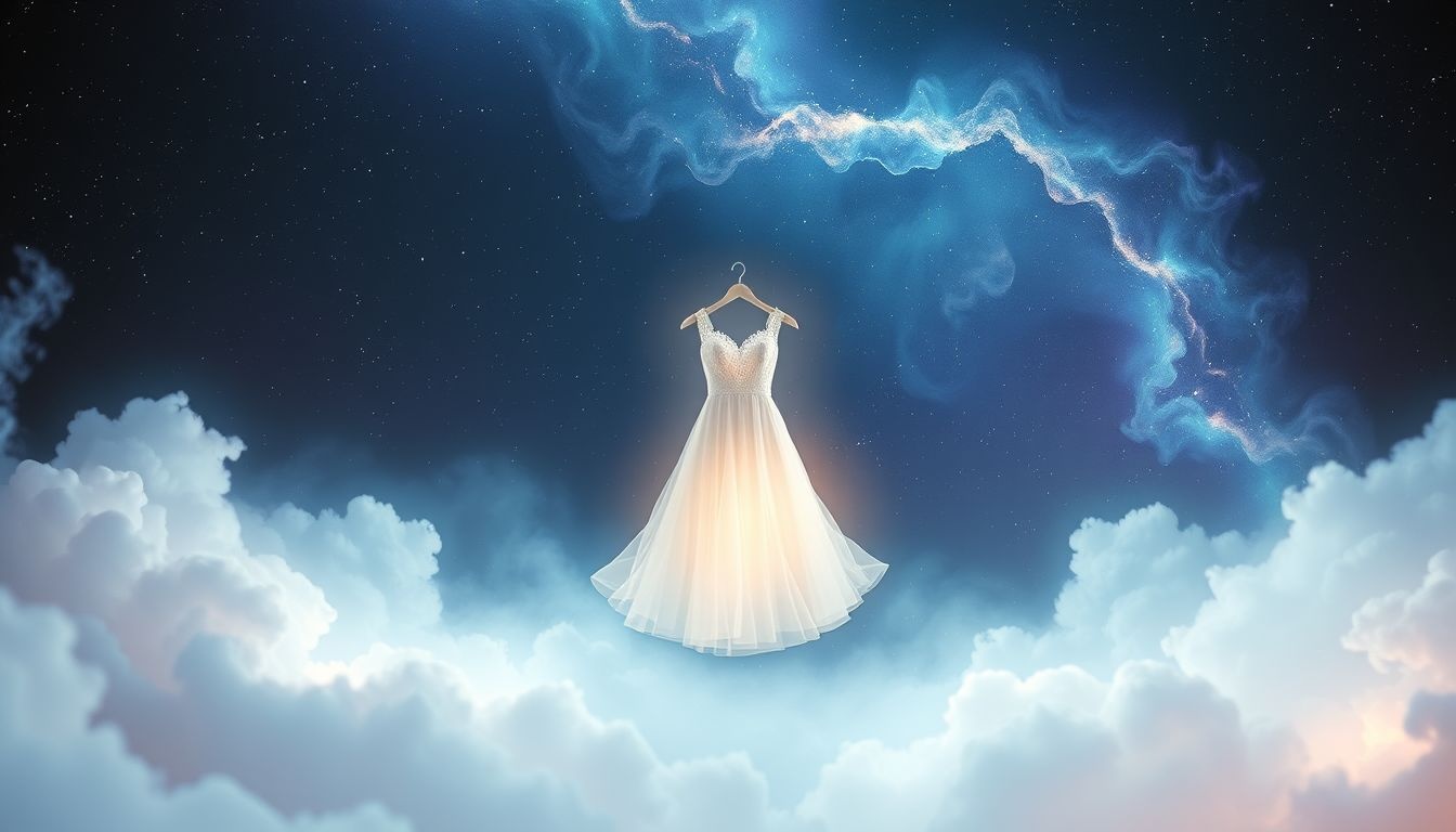 Een witte jurk dromen symboliseert vaak zuiverheid en een nieuw begin.