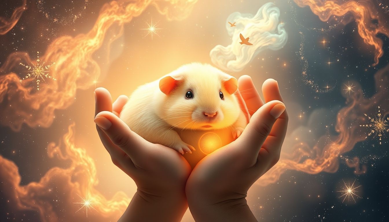 Een cavia aaien symboliseert troost en warme verbondenheid in dromen.