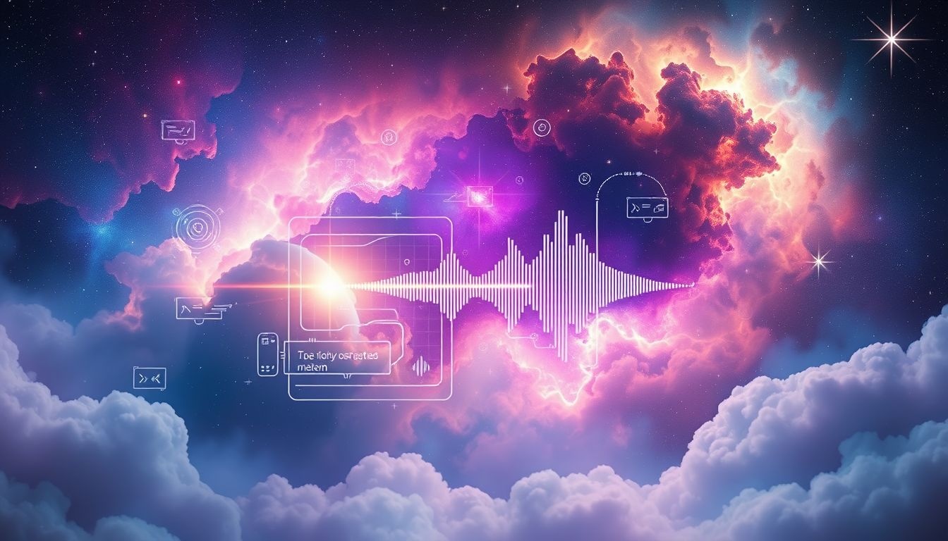 Een sprekende computer symboliseert intuïtie en verborgen kennis.