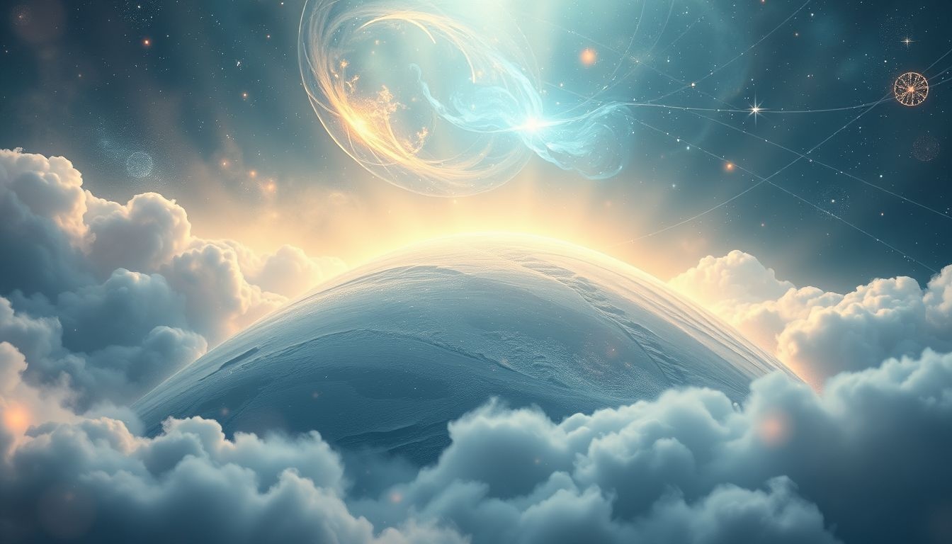 Een sneeuwbedekt heuveltje symboliseert rust en zuivere emoties.