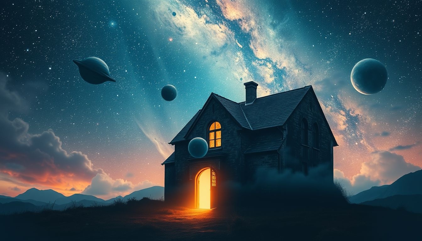 Een oud huis betreden symboliseert herstel van vergeten herinneringen.