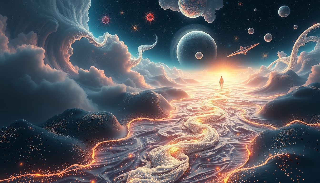 Zwemmen tegen de stroom symboliseert veerkracht en innerlijke strijd.